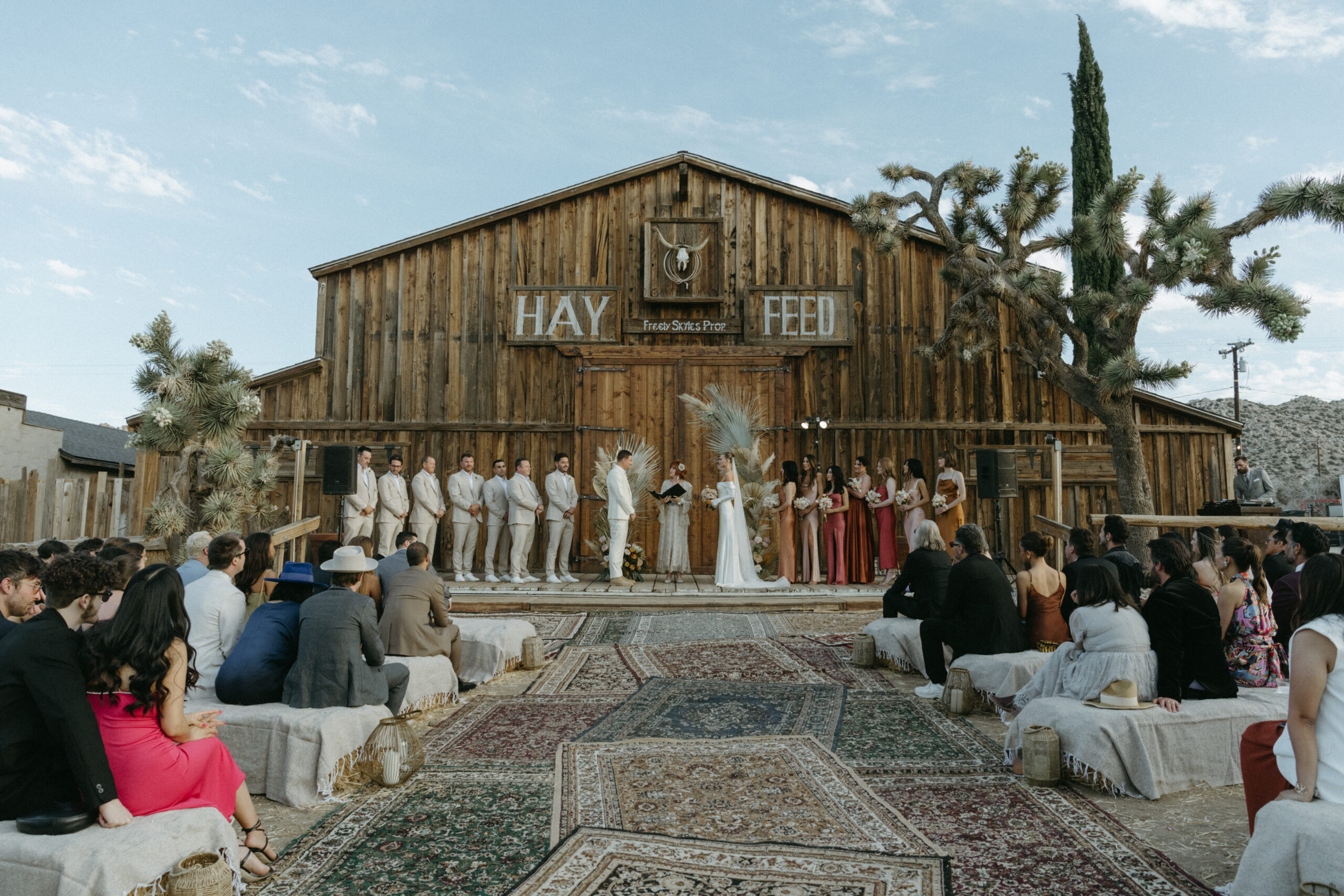 pioneertown california desert wedding